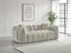 Venice Sofa Beige 3 Seater