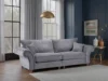 Windsor Fullback Sofa Grey 4 Seater