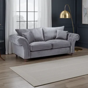 Windsor Fullback Sofa Grey 3 Seater