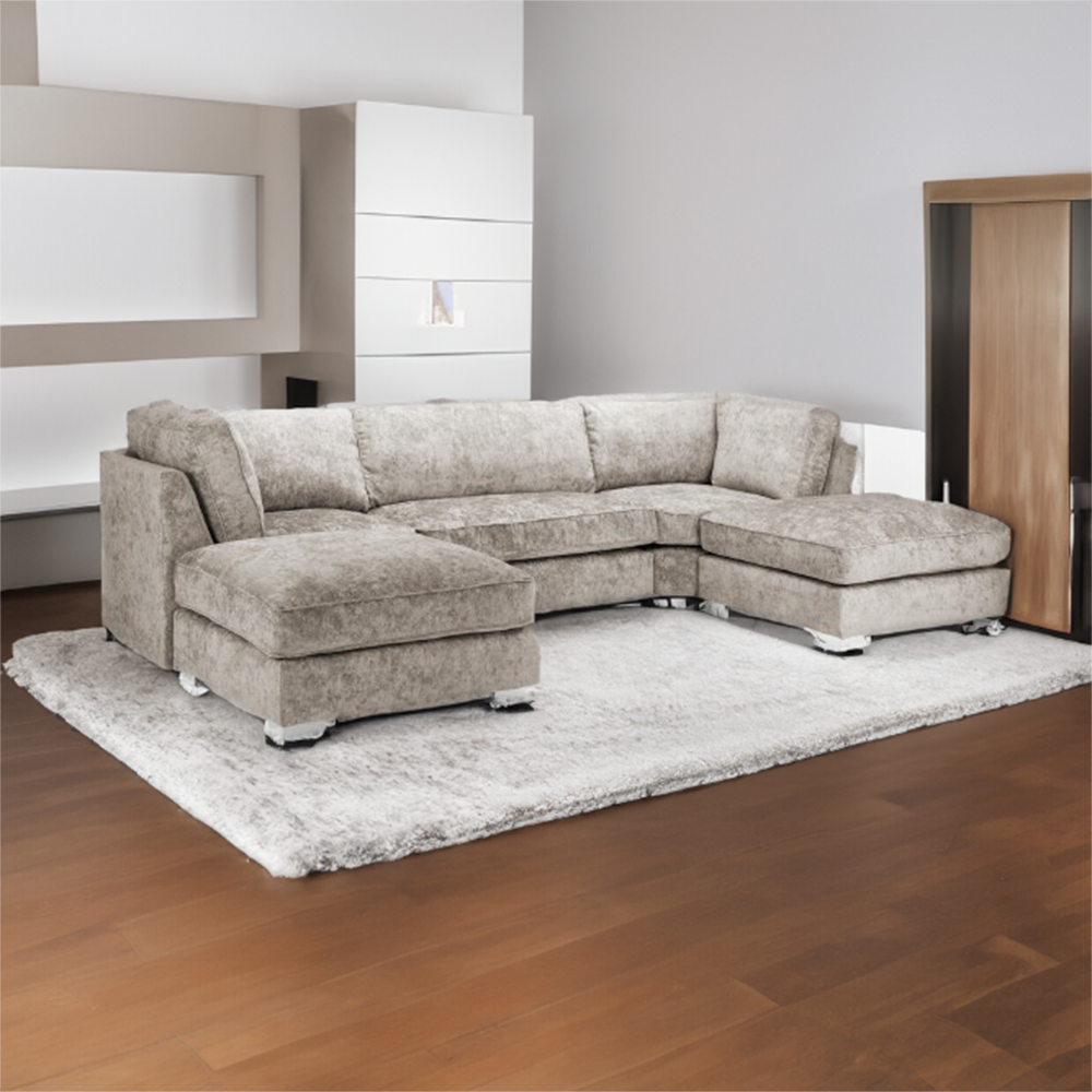 Bishop Scatterback Sofa Truffle U Shape Corner