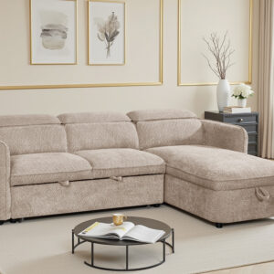 Capri Sofabed Beige Universal Corner